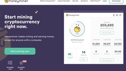 Honeyminer — майним Bitcoin дома нажатием одной кнопки