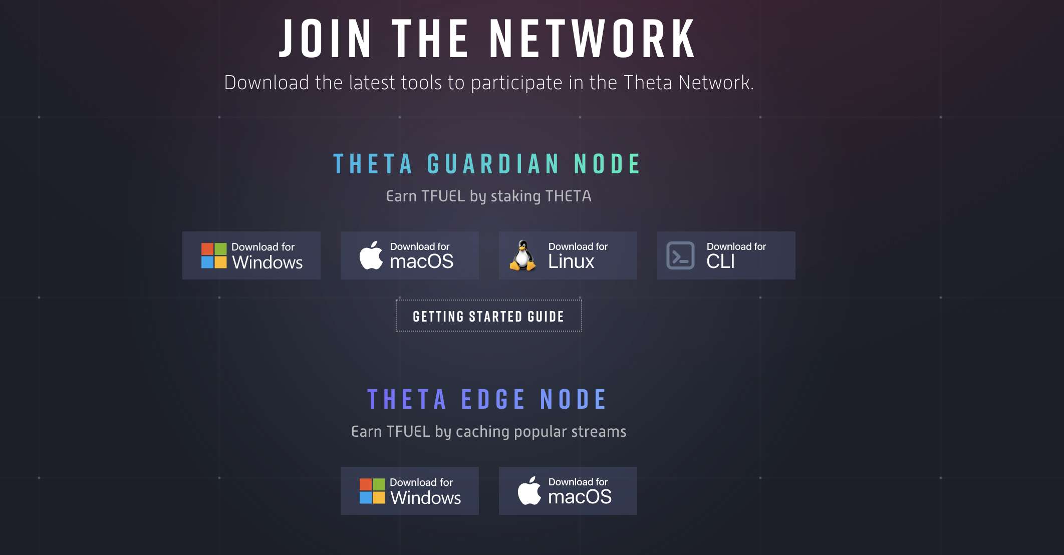 Theta edge node как пользоваться