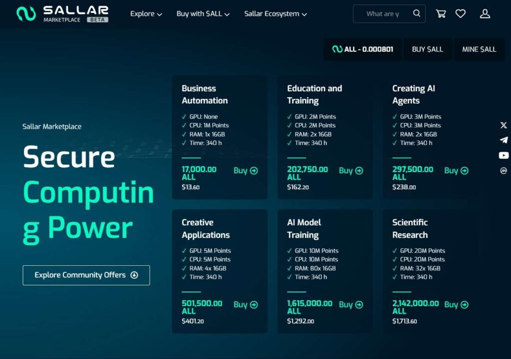 sallar marketplace